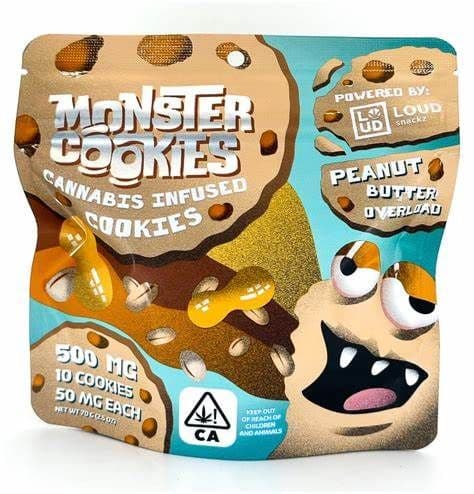 Monster Cookies 500MG - Premium Edibles Cannabis for NYC & NJ Delivery
