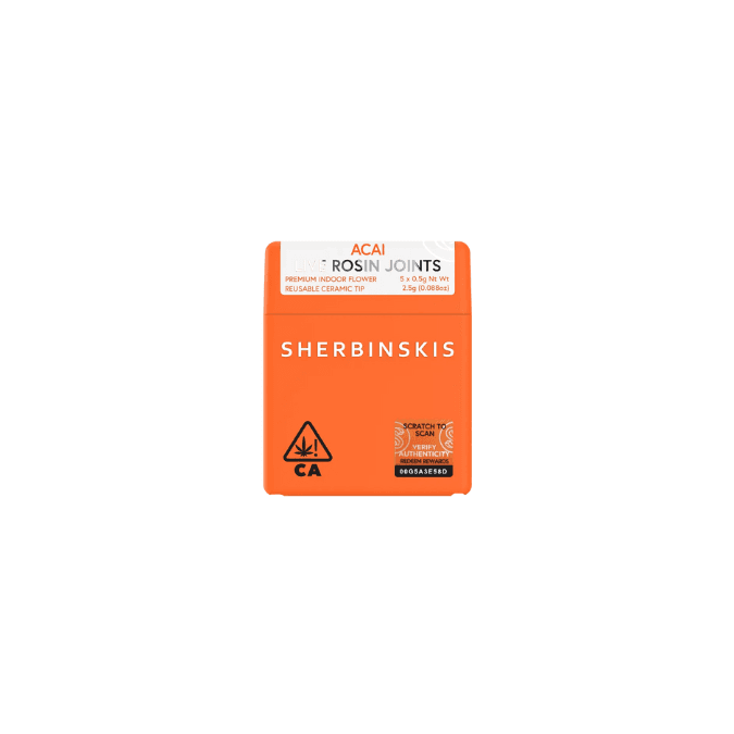 Sherbinskis x5 Live Rosin Pre Rolls - Premium Pre-Rolls Cannabis for NYC Delivery