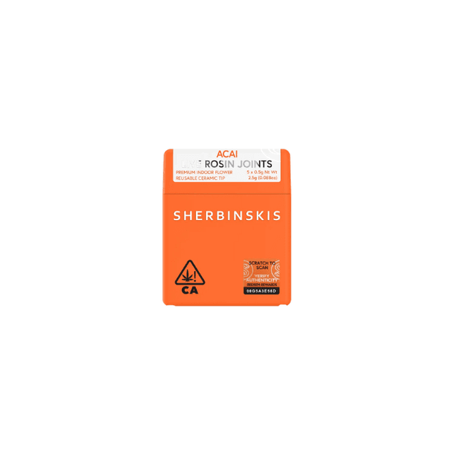 Sherbinskis x5 Live Rosin Pre Rolls - Premium cannabis available for delivery in NYC