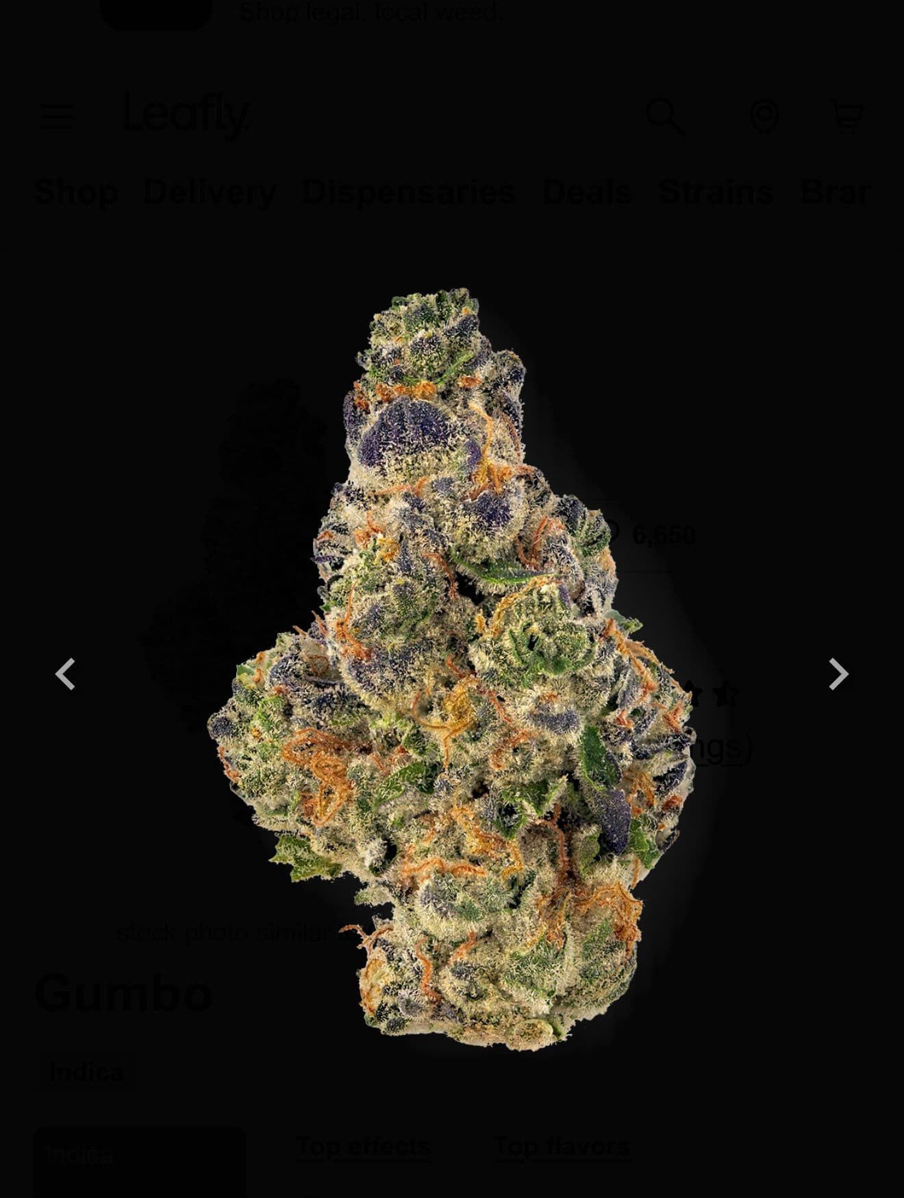White Gumbo - Premium Indica Cannabis for NYC Delivery