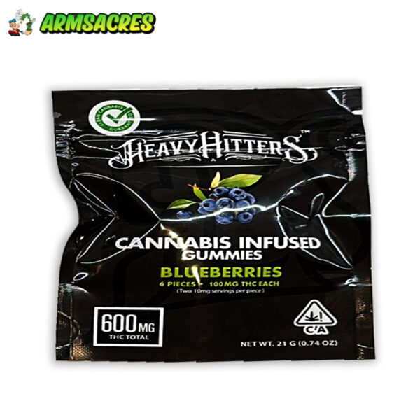 Cannabis Infused Gummies – Blueberry – 600 mg