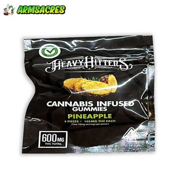 Cannabis Infused Gummies – Pineapple – 600 mg