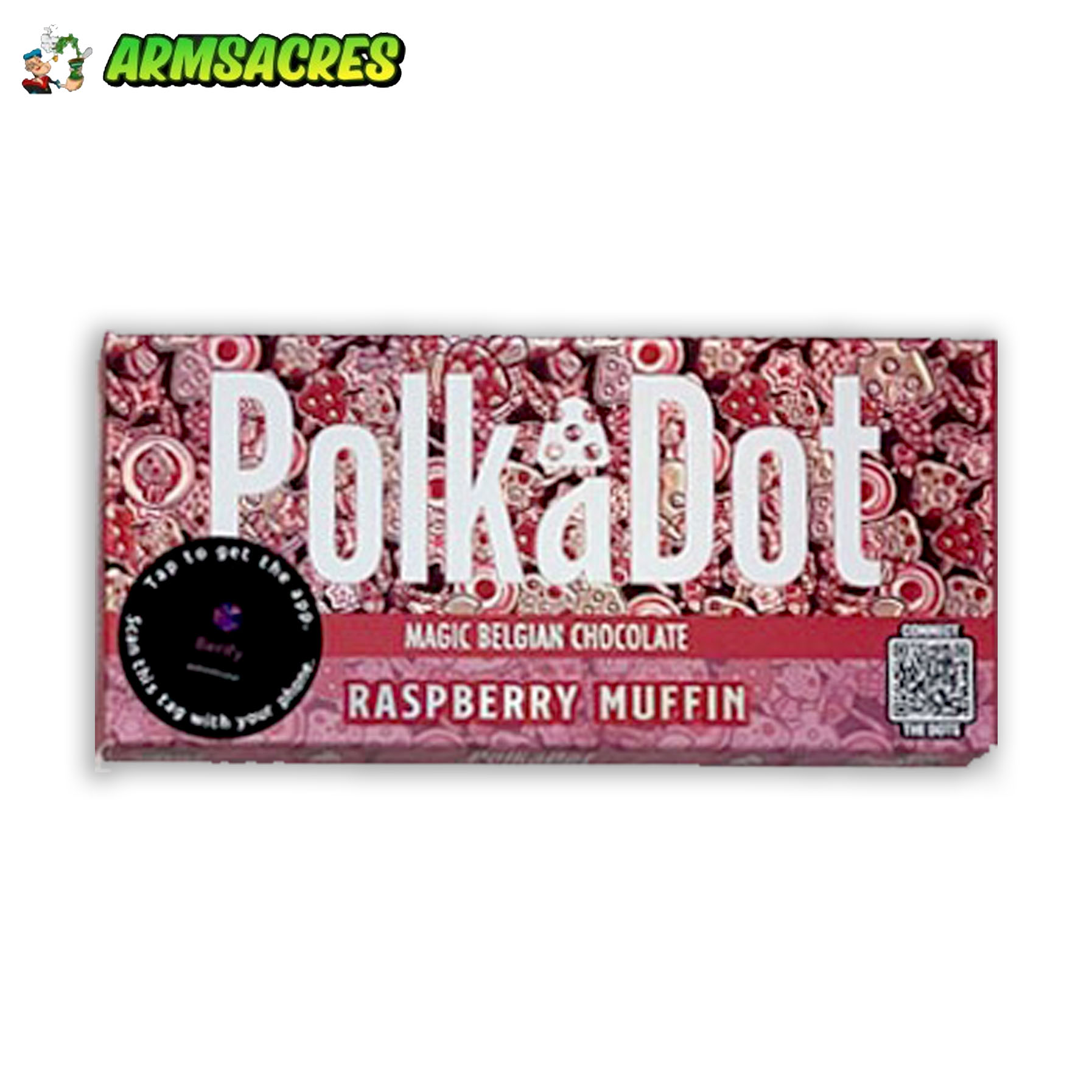 Polkadot – Raspberry Muffin shroom bar